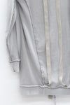 BORIS BIDJAN SABERI top ZIPPER3.1 FTO00002 +F0406C white cement color pure cotton PBBS30